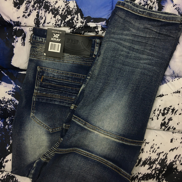 Xray Other -  NWT Xray Biker Style Straight Leg Denim Jeans